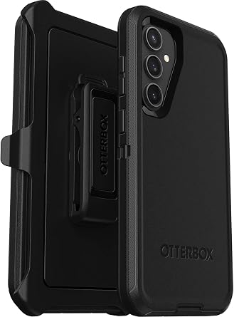 OtterBox Galaxy S23 FE Only - Defender Series Case - Black - Rugged & Durable - with Port Protection - Holster Clip Included - Non-Retail Packaging