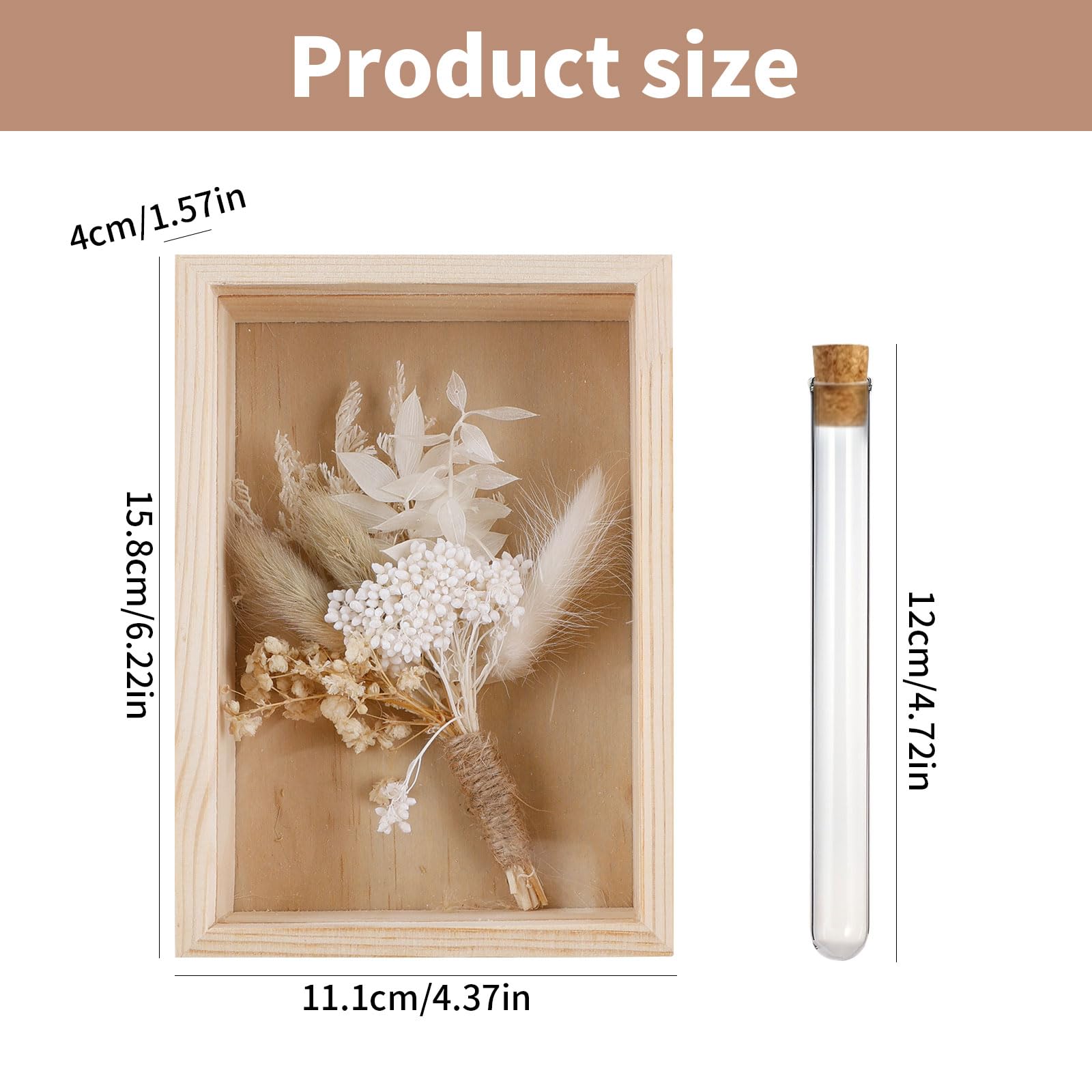 Aevcvok Hochzeitsgeschenk Set - Kreative Geldgeschenkbox Für Brautpaare Mit Trockenblumen