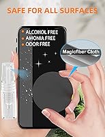 Vista 5 de Tounee Kit limpiador de teclado, kit de limpieza electrónica con cepillo grande retráctil, portátil, kit de herramientas múltiples 20 en 1