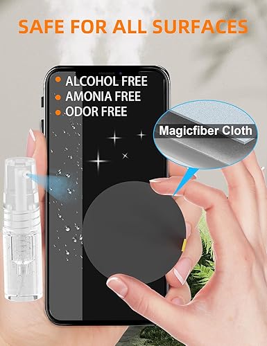 Miniatura 5 de Tounee Kit limpiador de teclado, kit de limpieza electrónica con cepillo grande retráctil, portátil, kit de herramientas múltiples 20 en 1 para