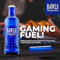 Vista 6 de BAWLS Guarana Original - Soda alimentada con guaraná para energía, bebida con cafeína de alta energía, paquete de 24 botellas de vidrio de 10 onzas