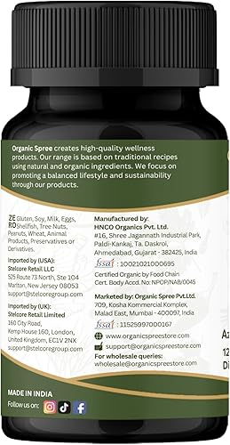 Vista 7 de Neem 120 tabletas Azadirachta Indica (Neem) Certificado orgánico USDA Piel sana y desintoxicación Suplemento dietético - 120 pestañas