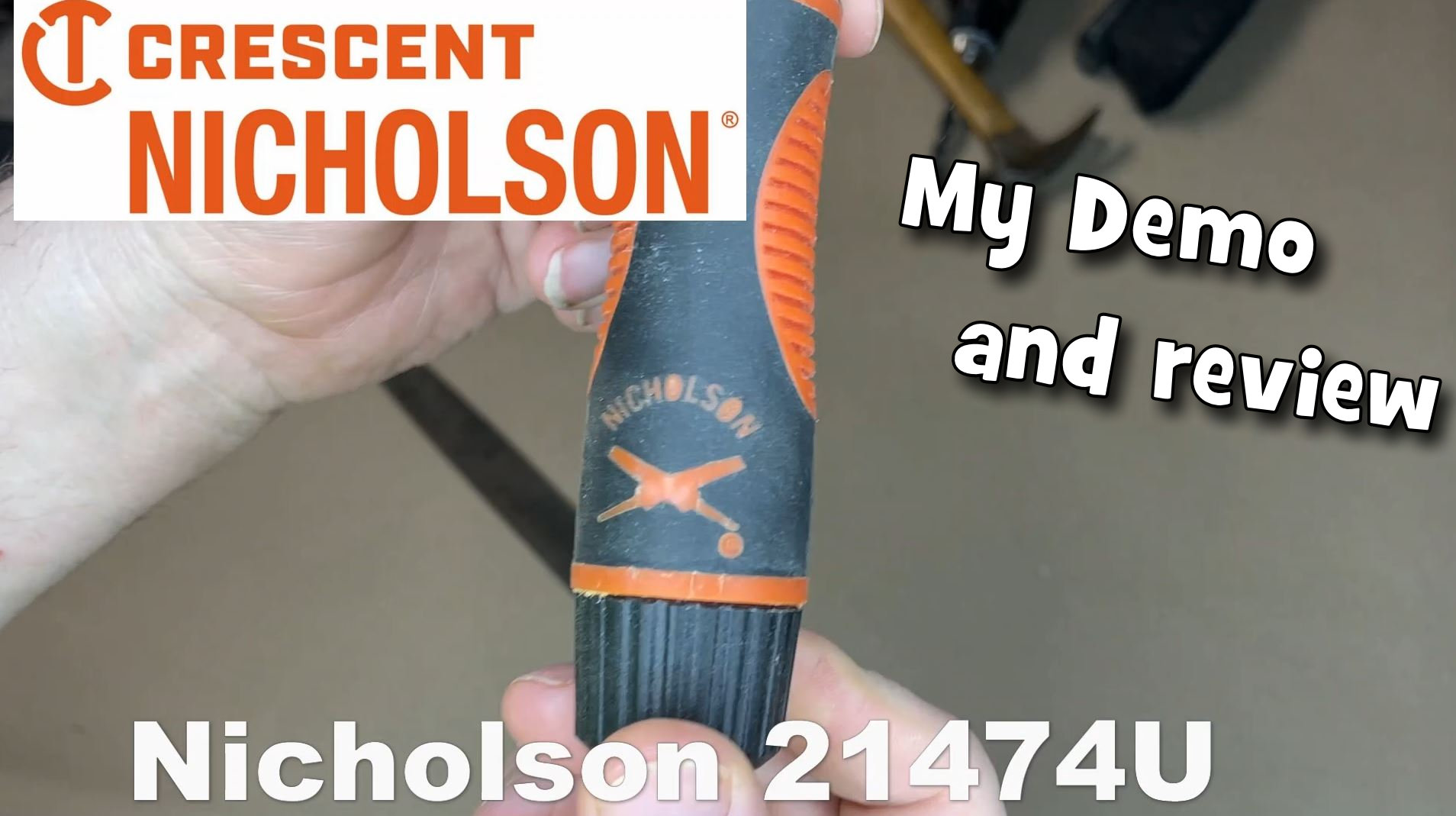 Watch Demo and review of the Nicholson 21474U Universal Handle on