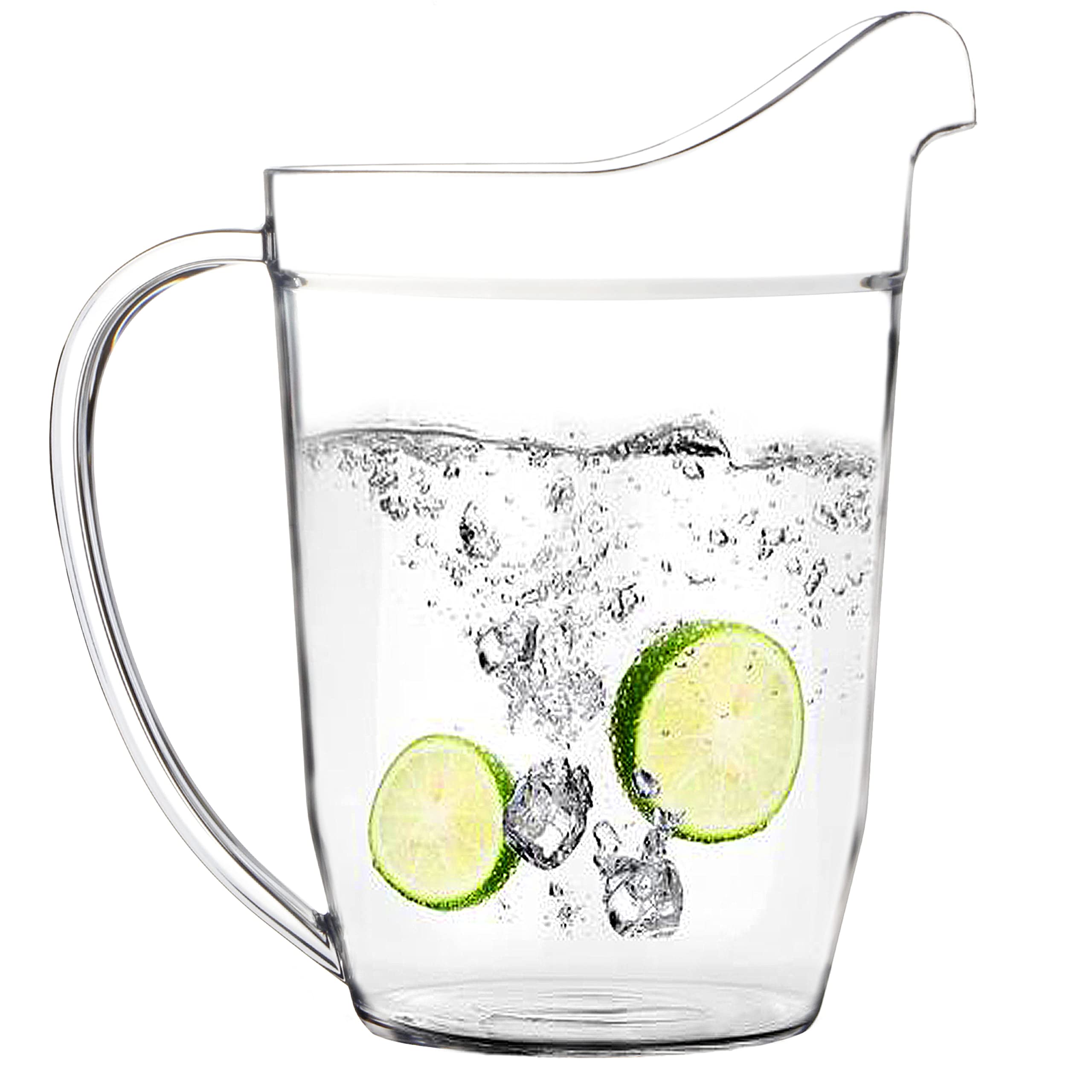 Pichet en plastique transparent de 2,1L Youngever pour boissons fraîches