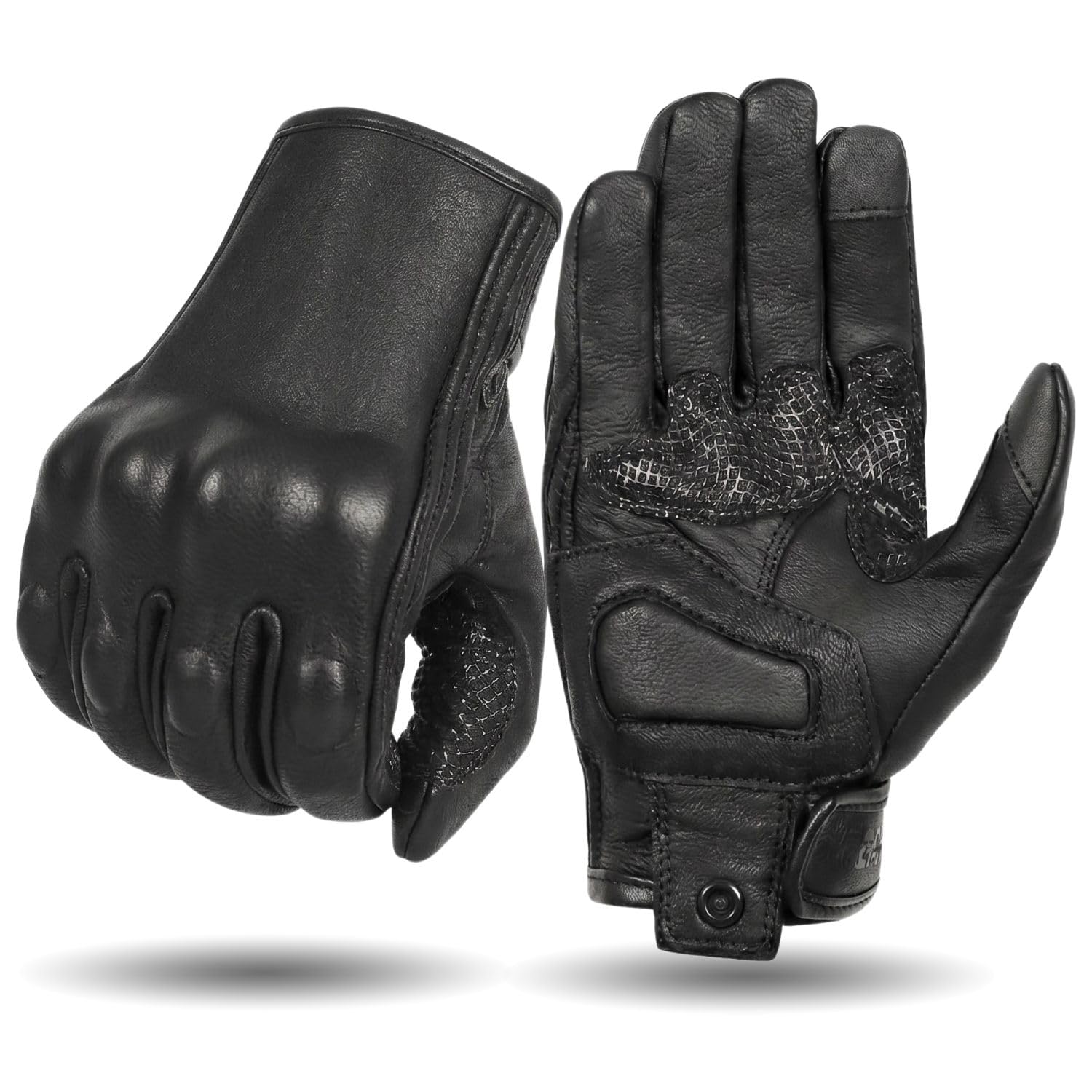 Amazon.com: Superbike Goatskin Leather Touchscreen Motorcycle