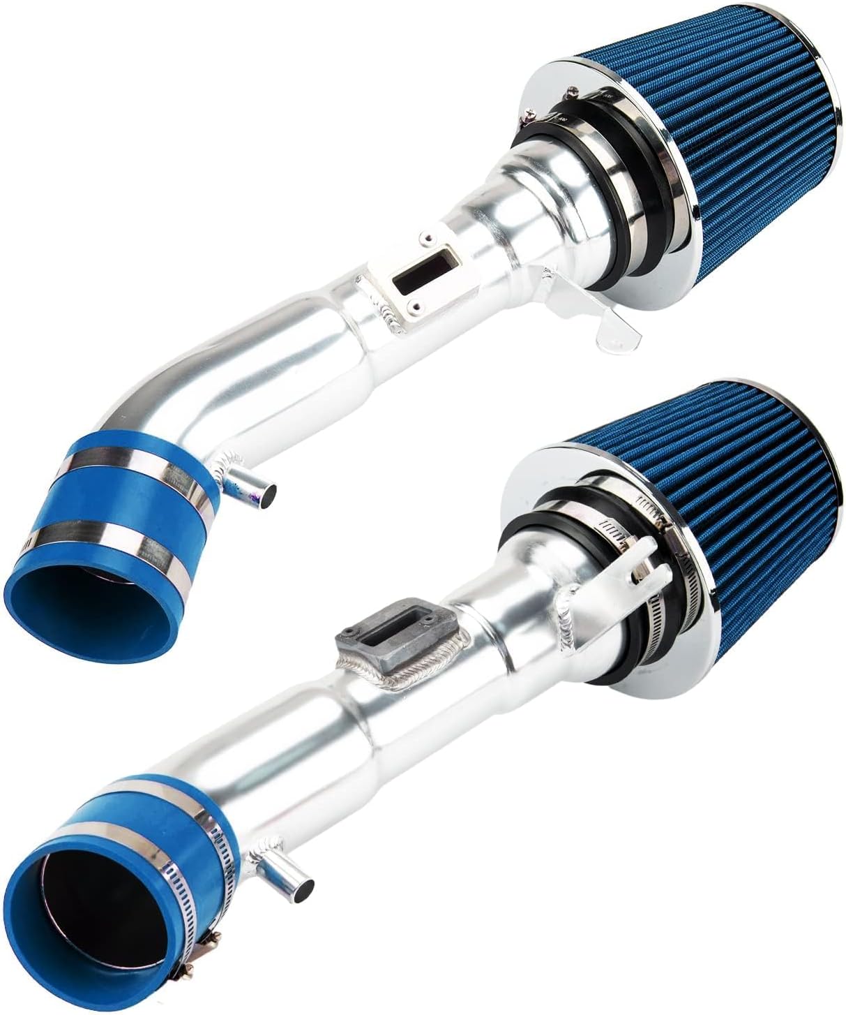 Torchbeam Cold Air Intake Filters System Kits Fit for G37 2008-2013, Q50 2014-2015, 370Z 2009-2020, Aluminum Filter System Replacement Blue