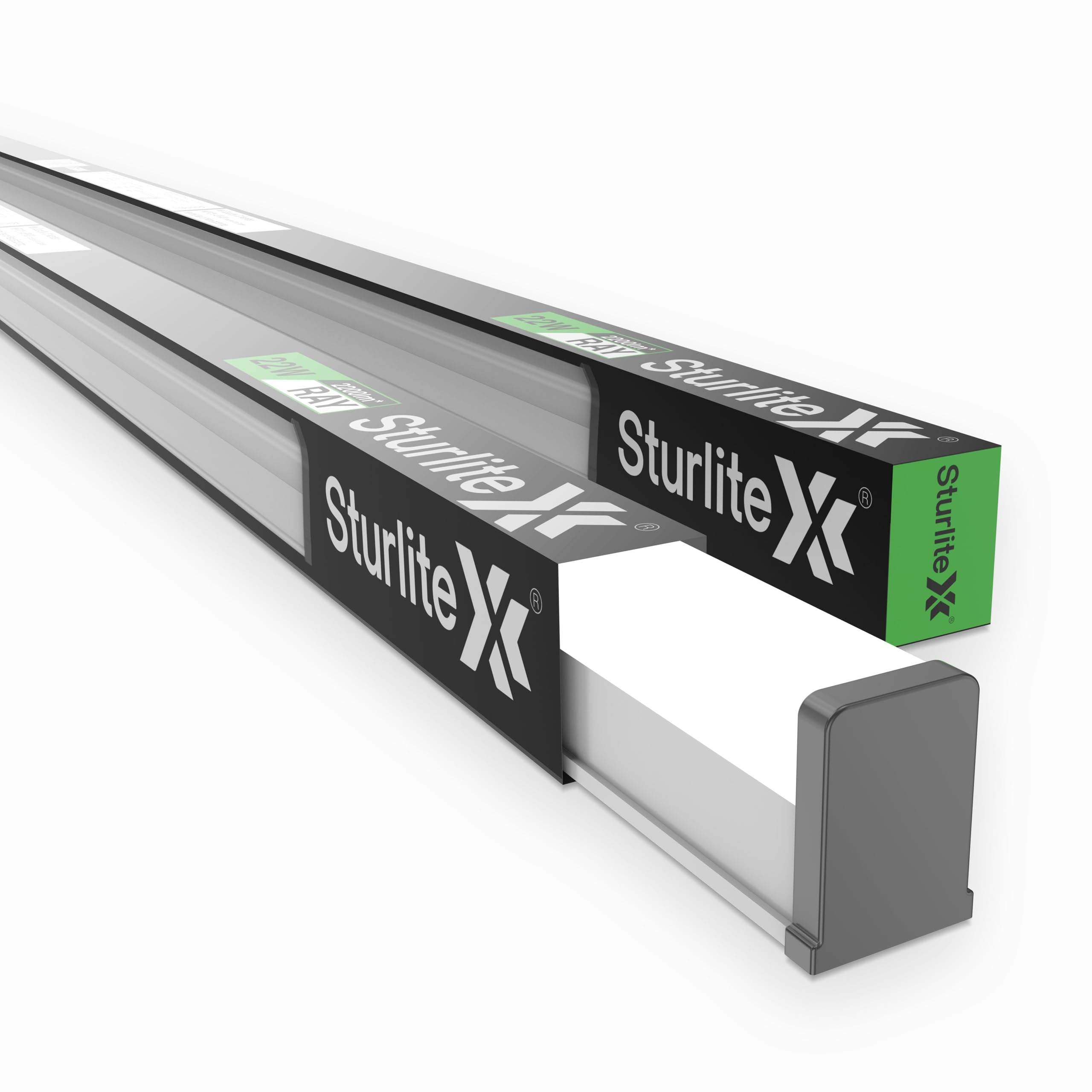 Sturlite Ray 22 Watt LED Batten| 6500K Cool White Color Temperature Tube light| Sleek Elegant Design With CRI Tech| 25000 Hrs Rated Life| 2200 Lumens - Pack of 2-image-16