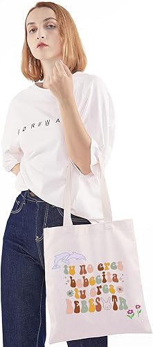 Vista 4 de WZMPA Bolsa de maquillaje para cosméticos de música latina, regalo inspirado en la música, regalo Tu No Eres Bebecita Tu Eres Bebesota Music Fans