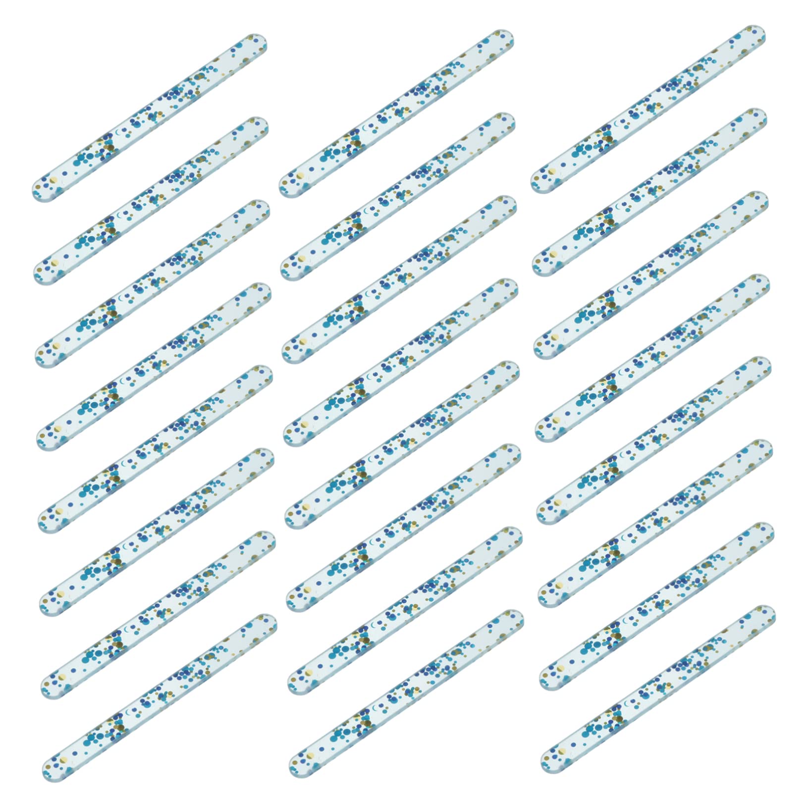 LAPYAPPE 50pcs DIY Acrylic Popsicle Sticks Ice Cream Craft Supplies for Creative Desserts Smooth Finish for Easy Use and Cleaning for Homemade Treats