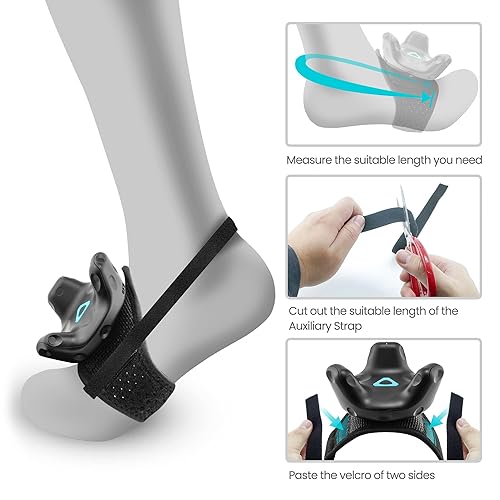 Miniatura 5 de Park Sung Tracker Straps and Belt, Foot Trackerstrap for HTC Vive Tracker, Full Body Tracking, Adjustable, Structure and Material Upgrade,