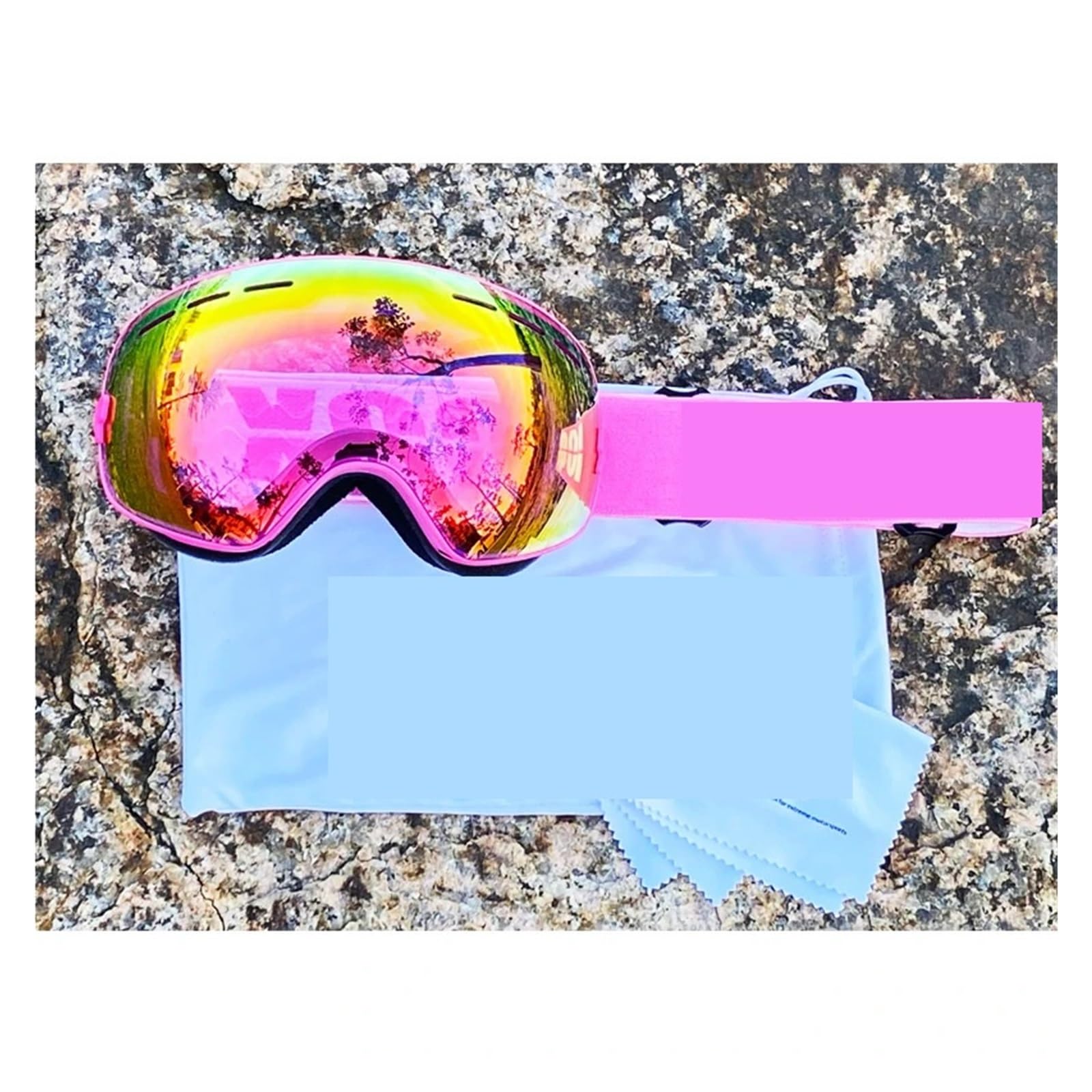 Occhiali da Sci Snowmobile Ski Goggles Double Layers Anti fog Big Ski Glasses Skiing Snow Men Women Snowboard Goggles