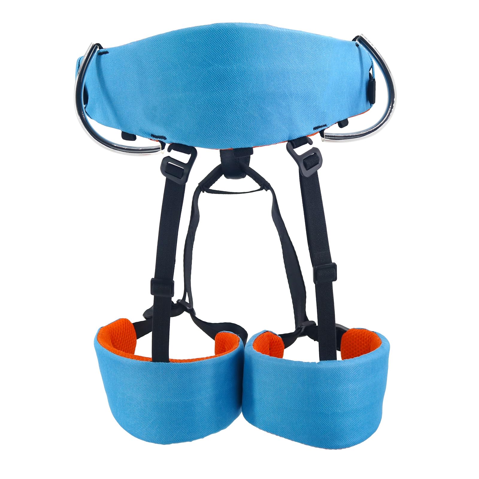 NewDoar Climbing Harness,Thin & Lightweight Rock Climbing Harness,Kids Half Body Harness,Waist Protection Comfortable Adjustable Safety Belt for Rappelling Fire Rescuing Tree Climbing Arborist