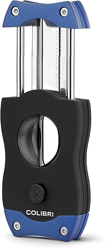 Miniatura 2 de Colibri Cortador de puros de corte en V de alta calidad, hoja ergonómica de acero inoxidable con resorte, ideal para hasta 60 + calibre de anillo,