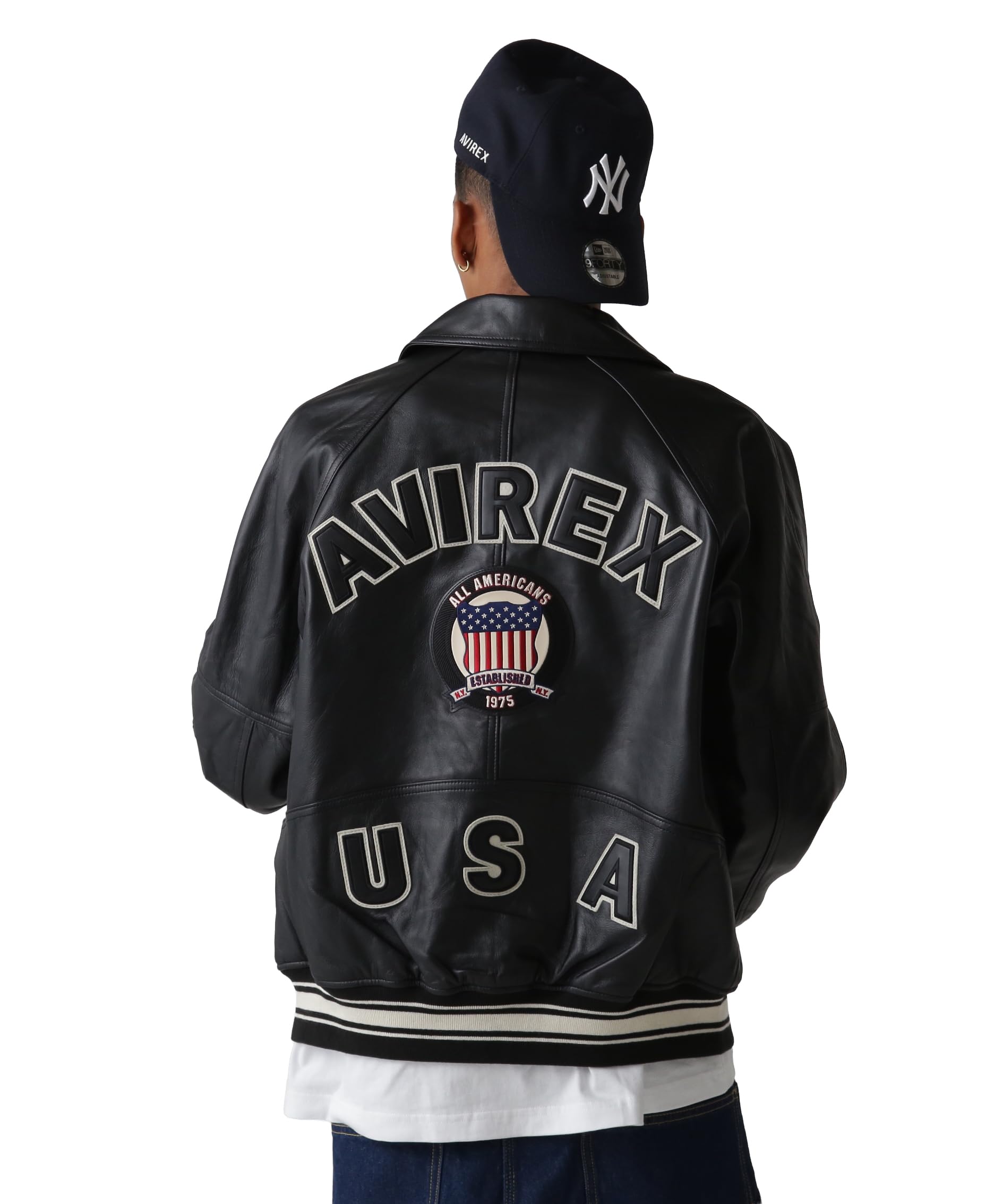 Amazon.co.jp: [Avirex] [アヴィレックス] LIGHT SIGNATURE VARSITY