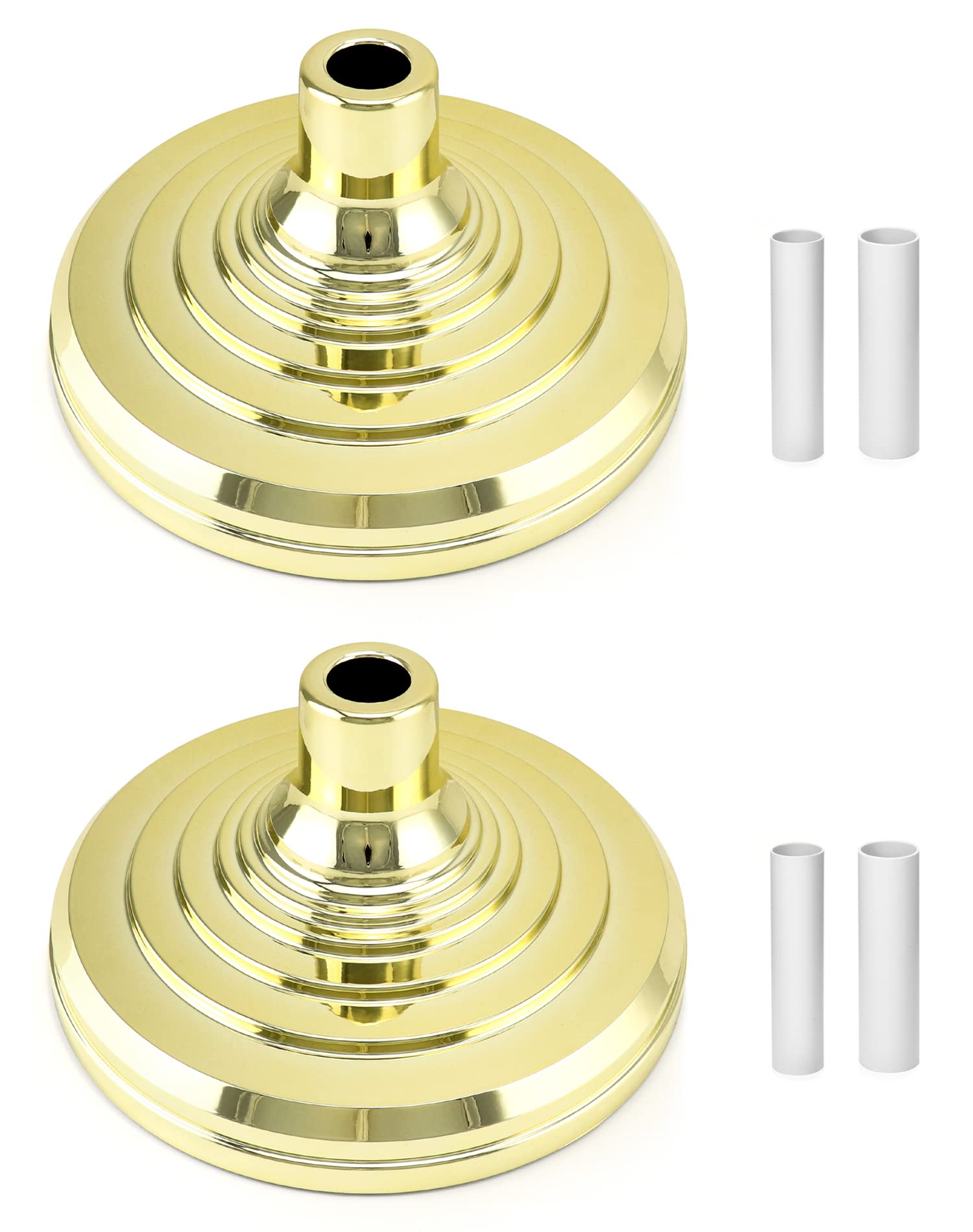 Support de drapeau extérieur et intérieur QWORK anti-vent pour mât 28mm et 33mm