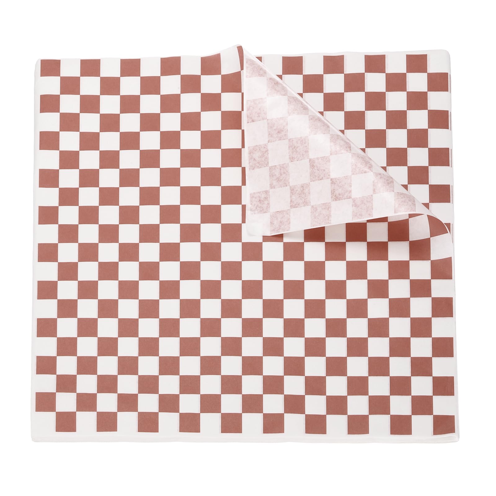 Papier ciré carré anti-graisse pour pain et paniers de pique-nique champêtres