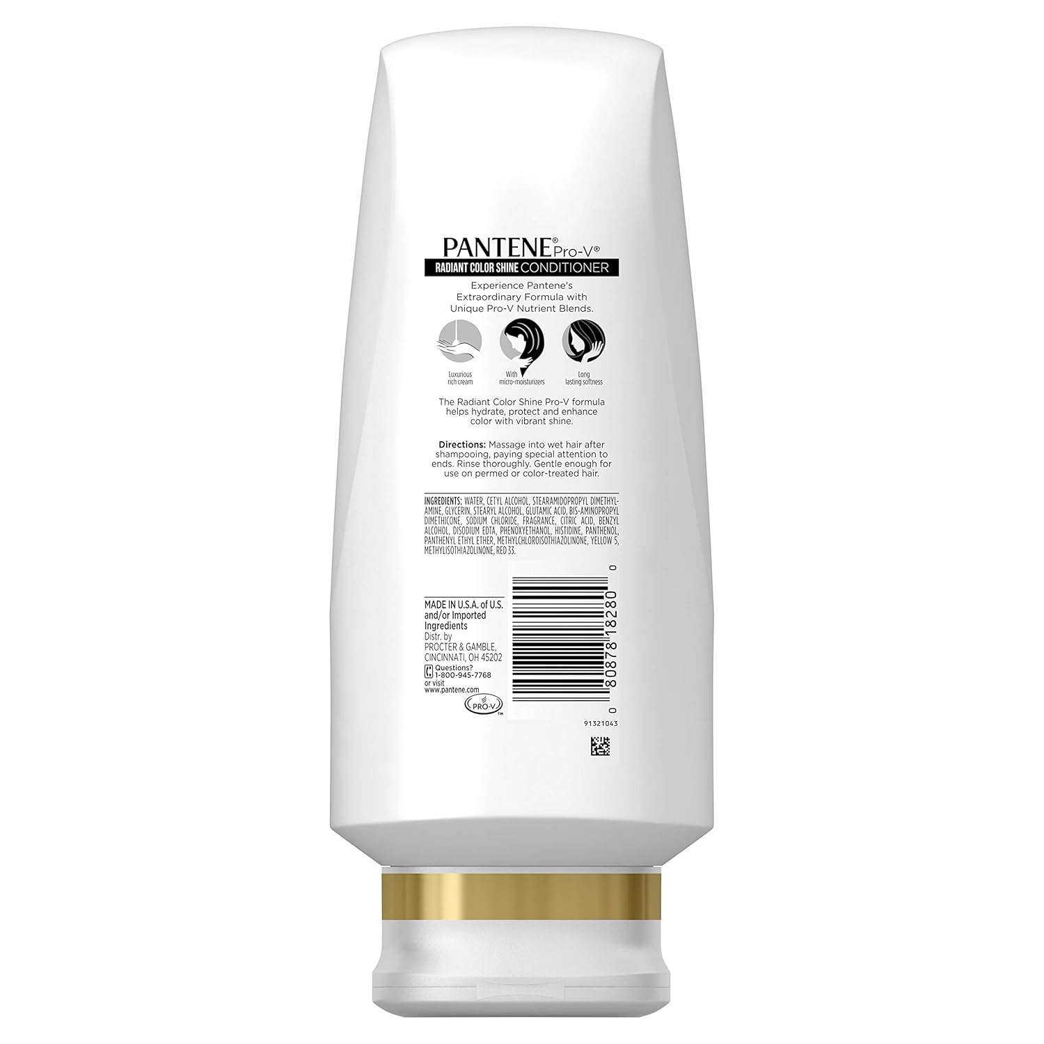 Pantene Pro-V Radiant Color Shine Conditioner, 17.7 Fl Oz - Image 2