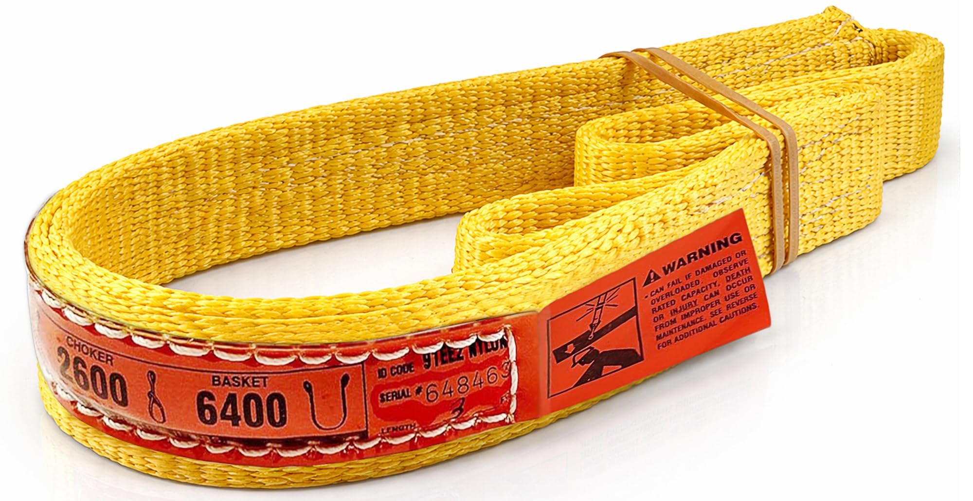 Heavy Duty Lifting Sling - 16ft Nylon, 6400 lbs -13 Heavy Duty Lifting Sling - 16ft Nylon, 6400 lbs -13