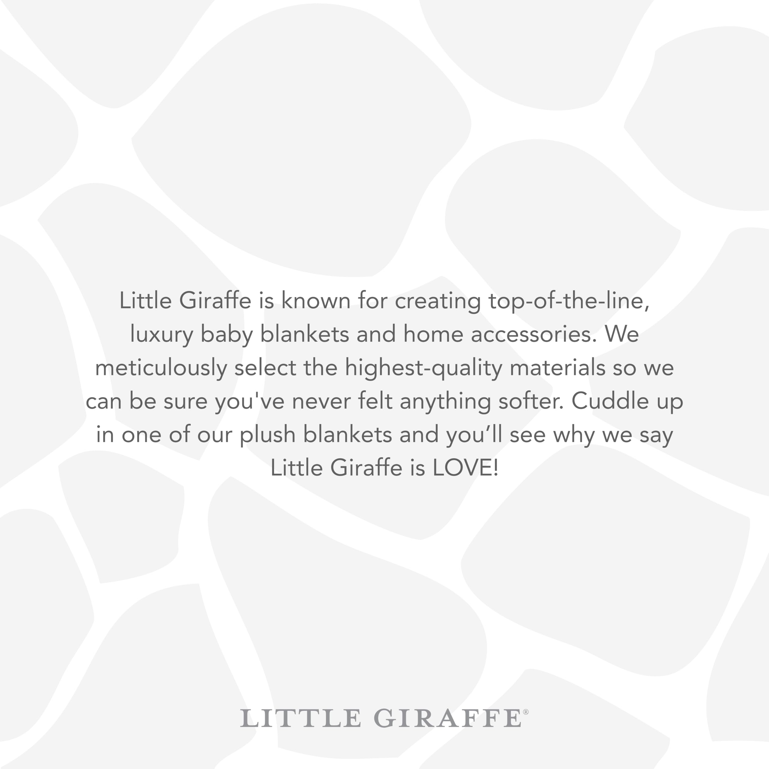 Little Giraffe Posh Mink - Coperta per bambini, colore: Rosa