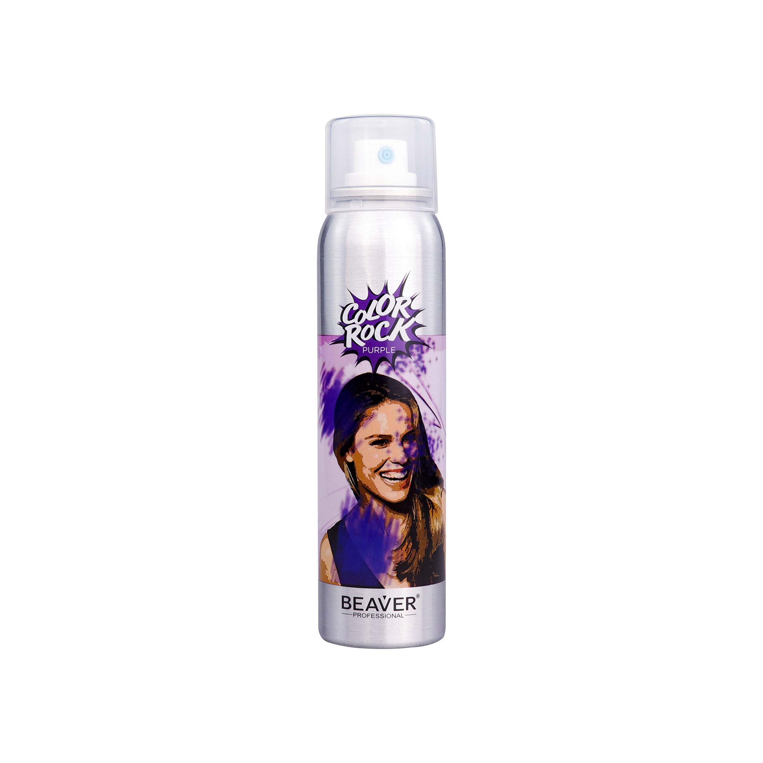 Beaver Color Rock Hair Spray (Purple)