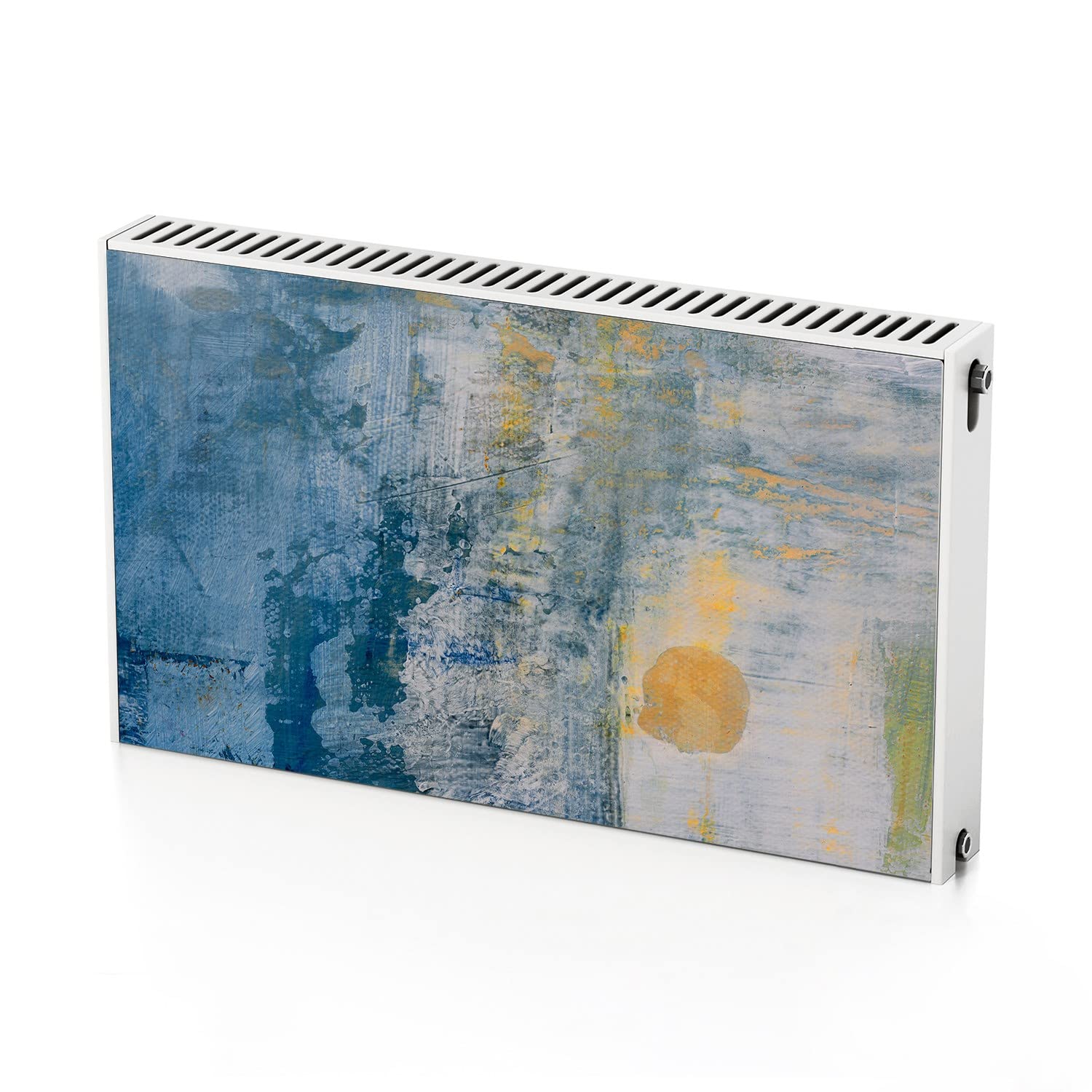 Autocollant de radiateur aimant 100x60 cm décoratif avec motif d'abstraction peinte