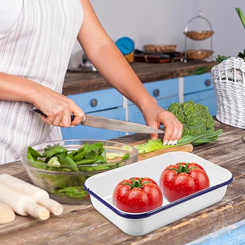 Miniatura 8 de Kichvoe Recipientes de alimentos para parrilla, bandeja para hornear panqueques, bandeja de almacenamiento resistente al desgaste, bandeja de