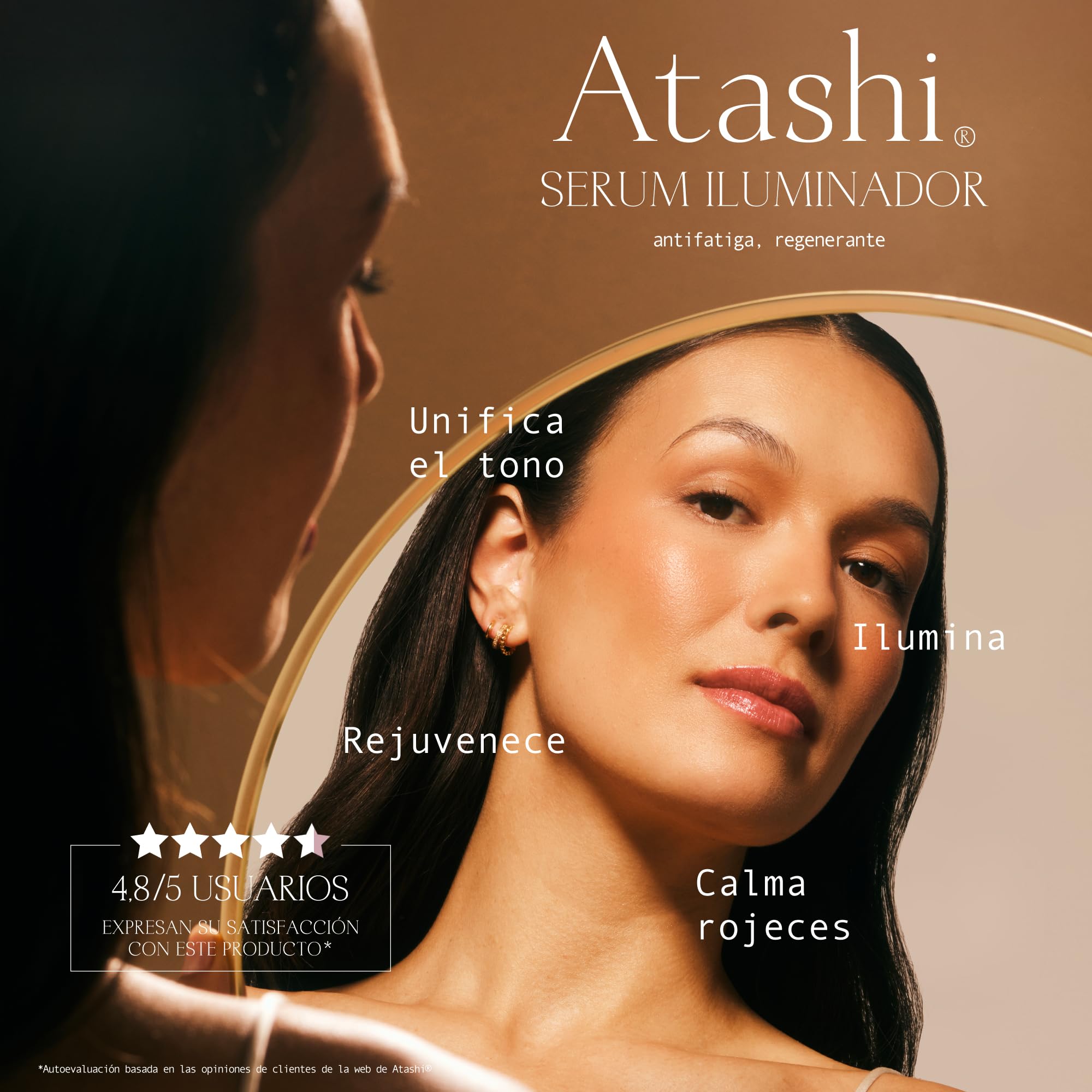 Atashi Cofre Efecto Buena Cara Hidratación y Luminosidad Facial | Incluye sérum iluminador, terapia de hidratación intensa y Takimochiii para una piel más luminosa, uniforme y saludable