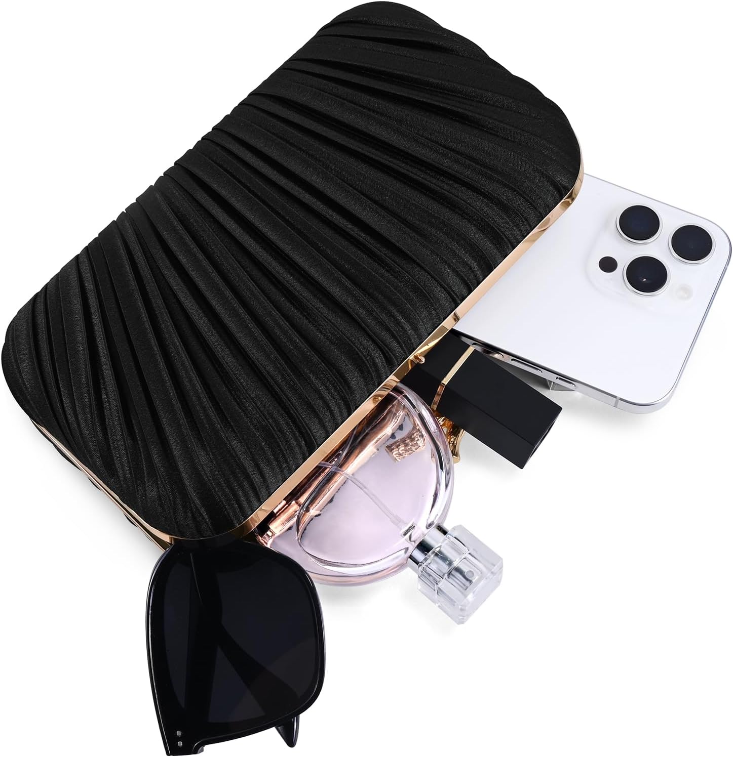 Woven Clutch Purses for Women Dressy, PU Leather Evening Bags Formal with Chain, Trendy Purses and Handbags 2025