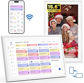 NEWYES 2026 Calendrier Num&eacute;rique Mural 15,6