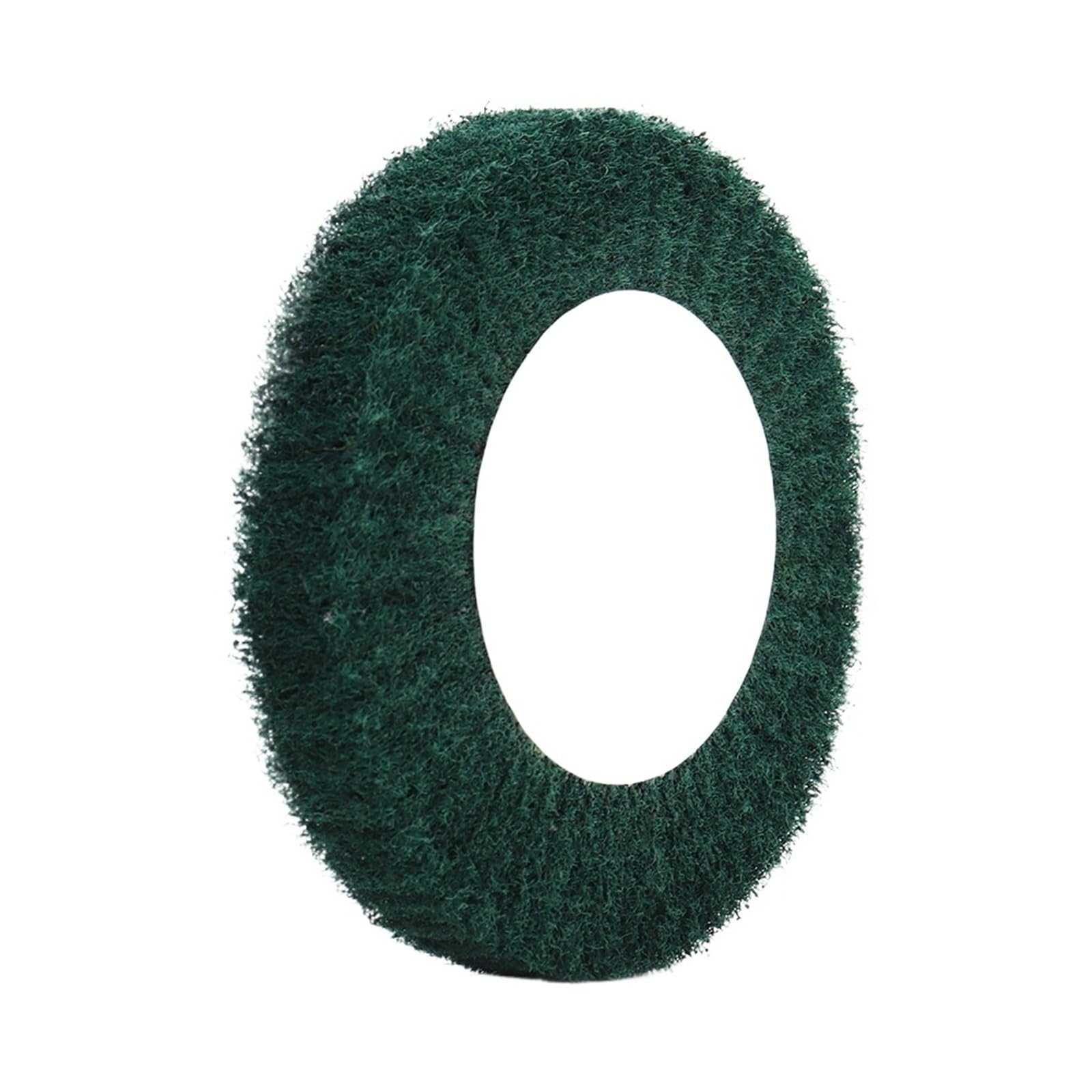 Fiber Flap Polishing Wheel Disc Abrasive Nylon Fiber Scouring Pad Buffing Pad Grinding Flap Wheel 150/200mm(150mm green)
