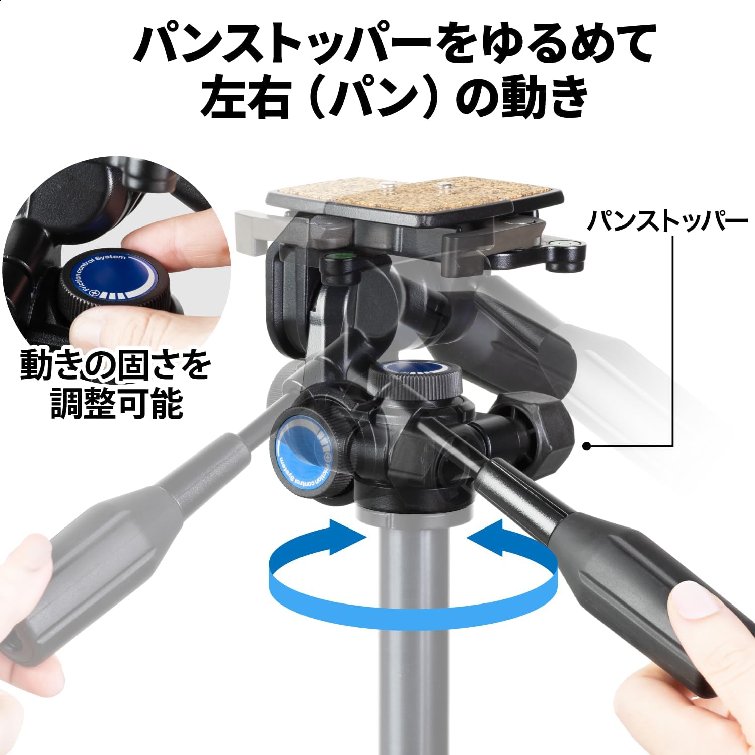 Slik SH-737HD 206690 3-Way Head for Video