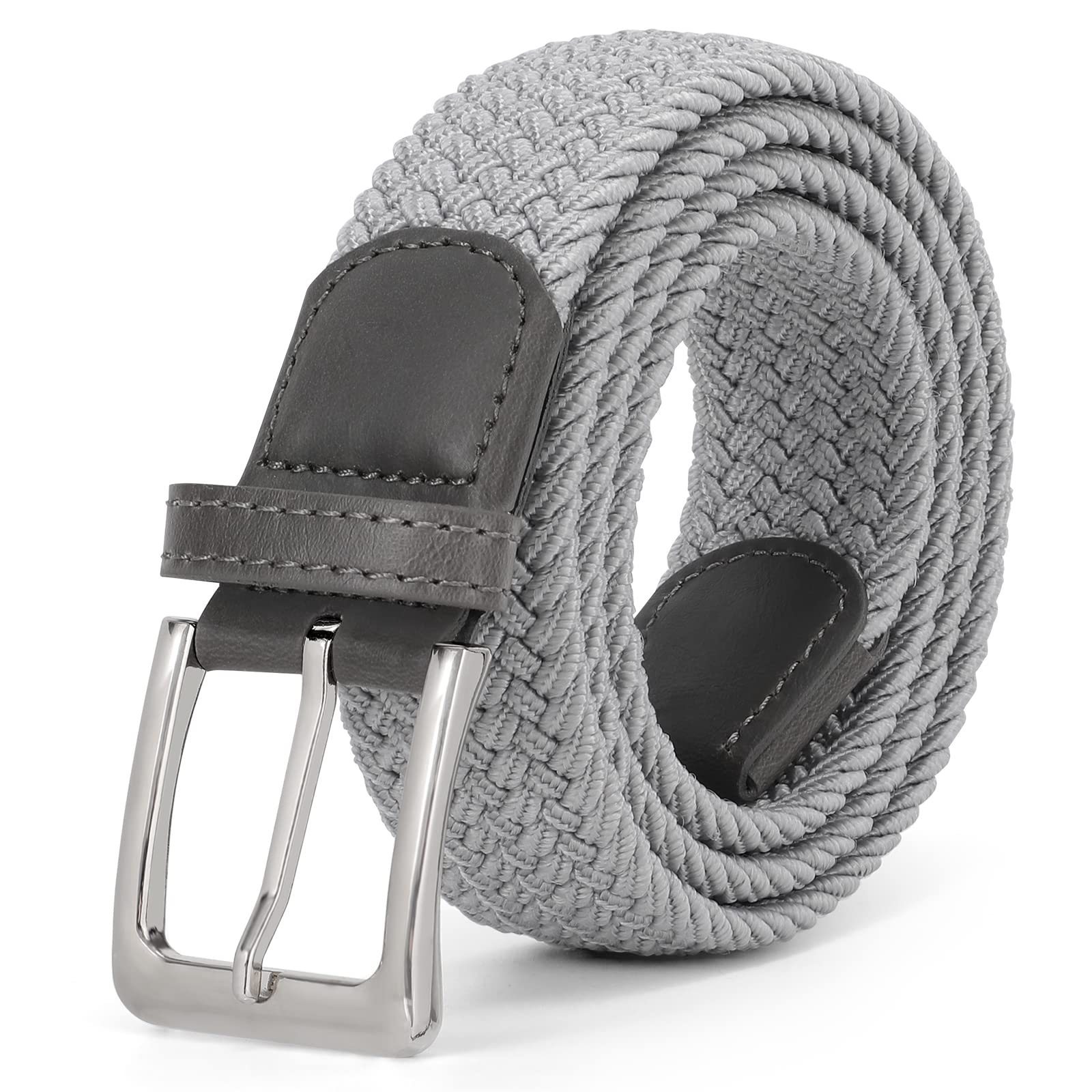 VONMELLI Cintura Elastica Uomo Intrecciata Cintura Uomo in Tessuto Cintura Elasticizzata Regolabile per Uomo e Donna Casual Cinture Da Uomo Vintage Cintura Da Golf per Jeans