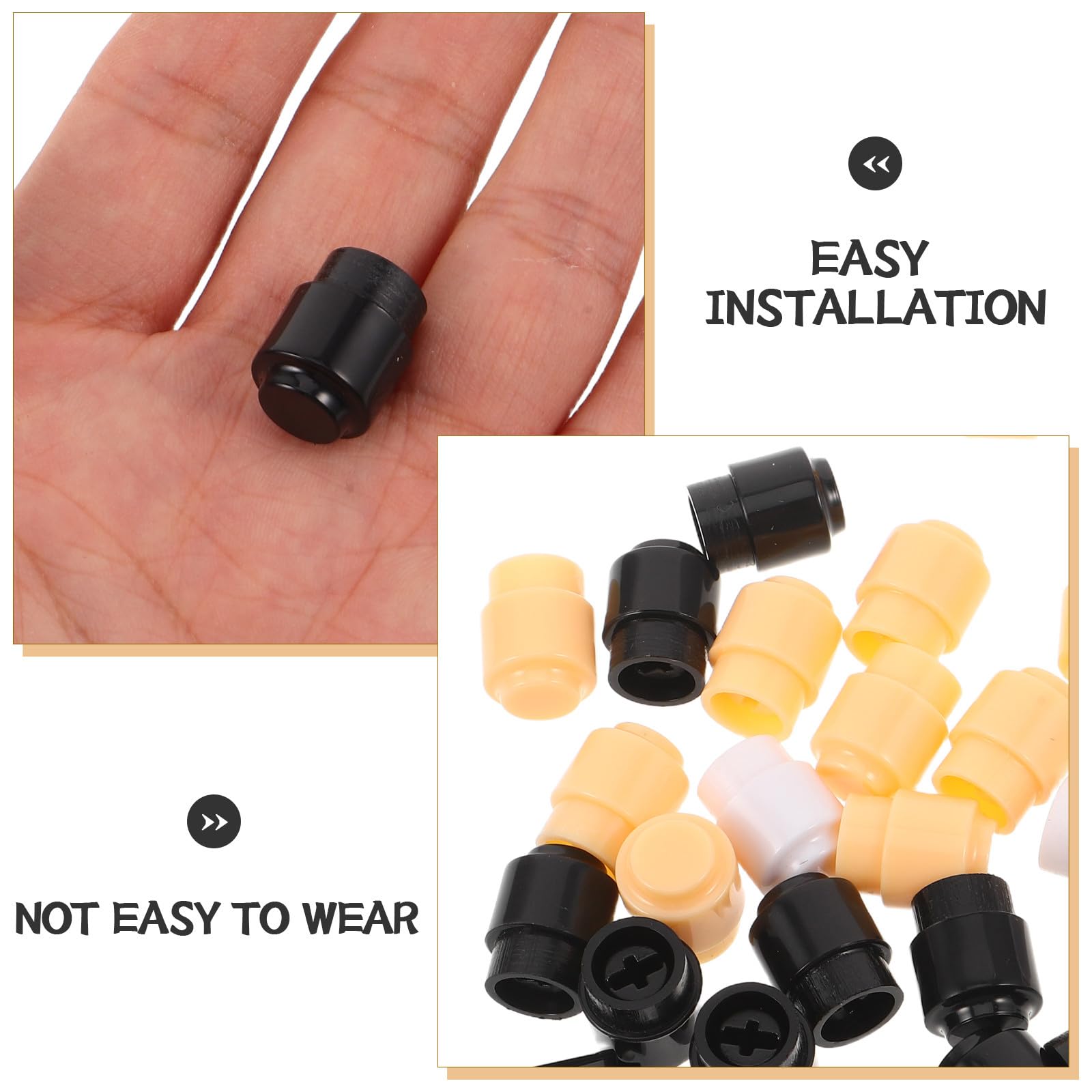 Amazon.co.jp: CIMAXIC エレキギタースイッチキャップ 30個