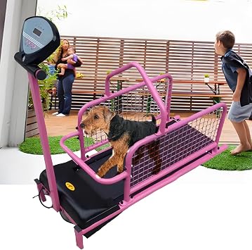 Dog Treadmill for Small and Medium Size Dogs,Doggy Treadmill,Pet Running Machine with LCD Display Screen, 176 LBS,Animal Training Equipment