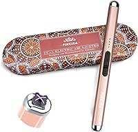 Vista 10 de FUKKUDA Encendedor Eléctrico de Vela de Doble Arco Mejorado - Recargable por USB, Resistente al Viento, Sin Llama, Ideal Relleno de Calcetín Negro