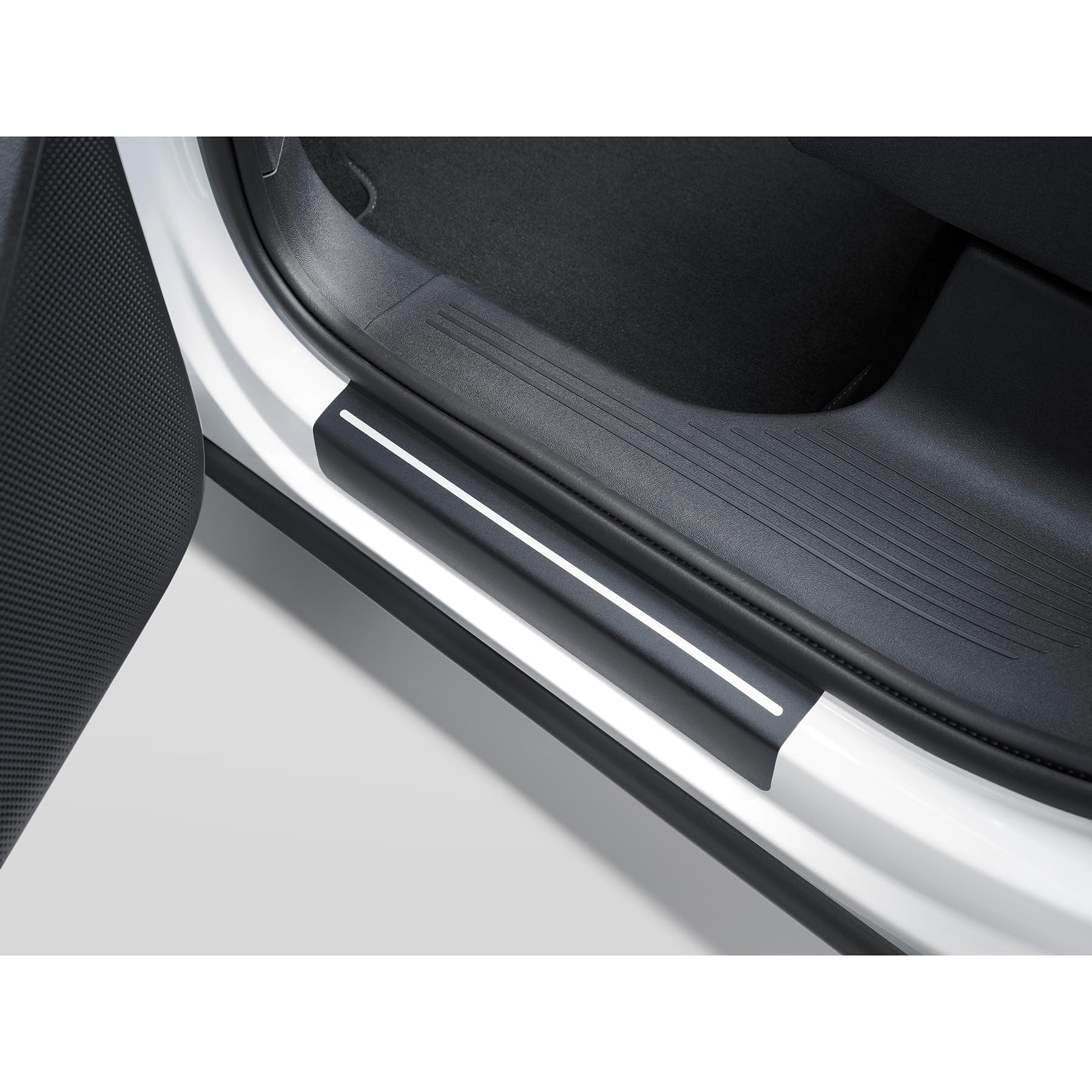Volkswagen 57L071310ZMD Einstiegsleistenschutzfolie Zierstreifen schwarz/Silber