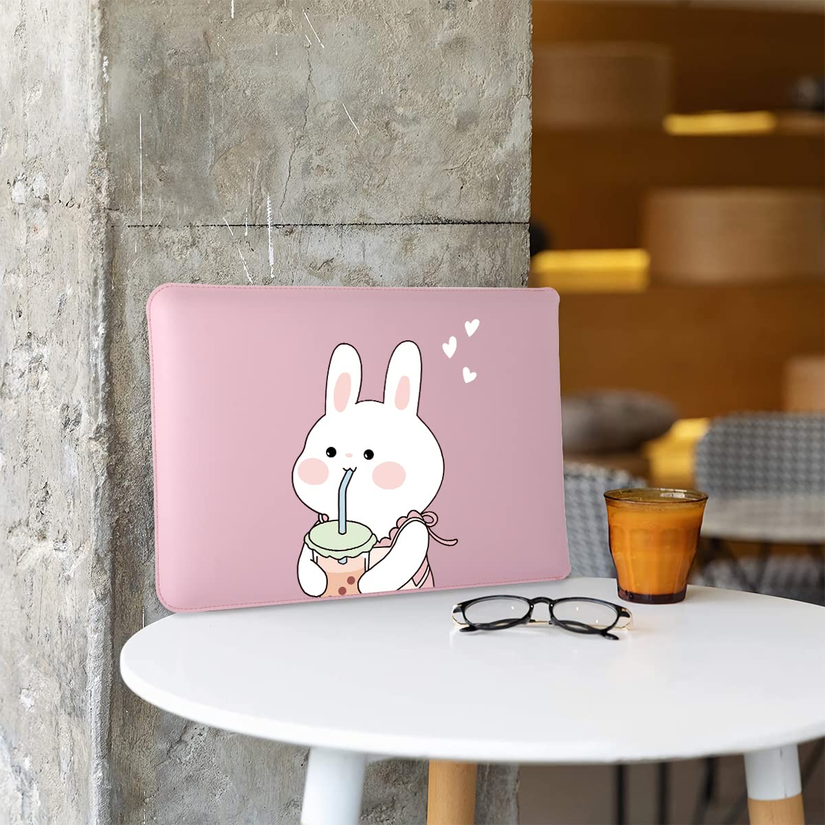 Amazon.com: Cute Bunny Laptop Sleeves 13 Inch, Pink Faux