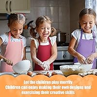 Vista 5 de Handepo 35 Pcs Artists Aprons Adjustable Chef Apron Painting Aprons for Cooking Kitchen Grilling Painting