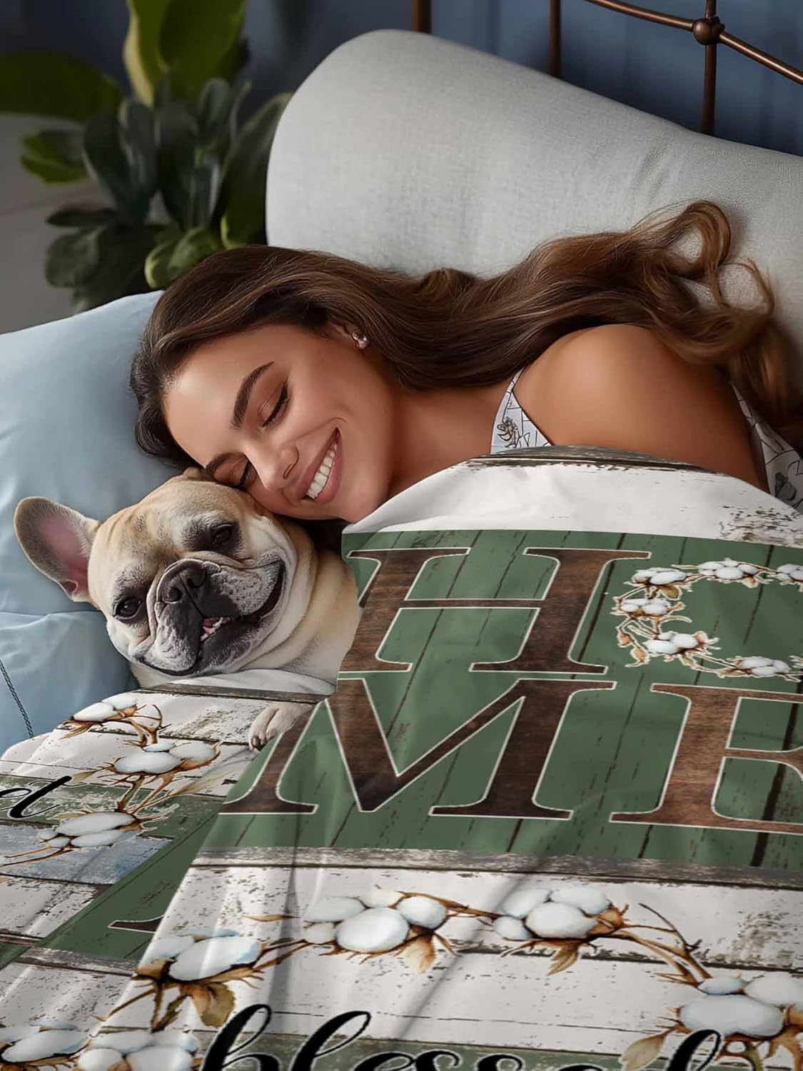 Top Sheet Full Bedding Flat Sheet Only, Home Love Words Microfiber Bed Sheets Soft Breathable Bedding Flat Sheets, Country Shabby Wood Board Hotel Luxury Top Sheets