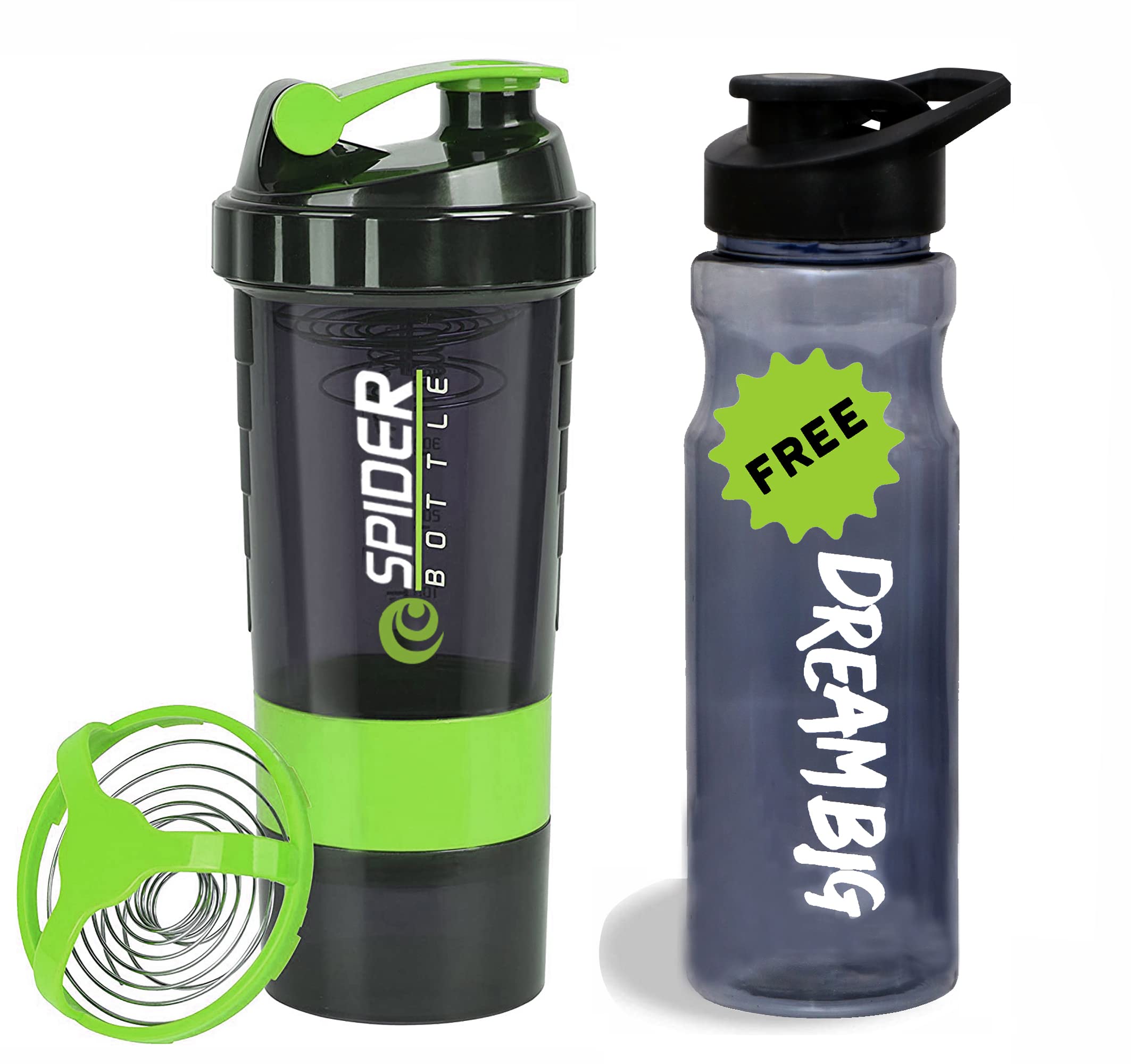 Shaker Bottle Special Combo Pack Buy 1 get 1 Free Sport Gym Shaker and Sipper Bottle/Protein Shaker/Gym and Water Bottle Pack of 2 Combo(1 Gym Shaker + 1 Sipper)-picture-20
