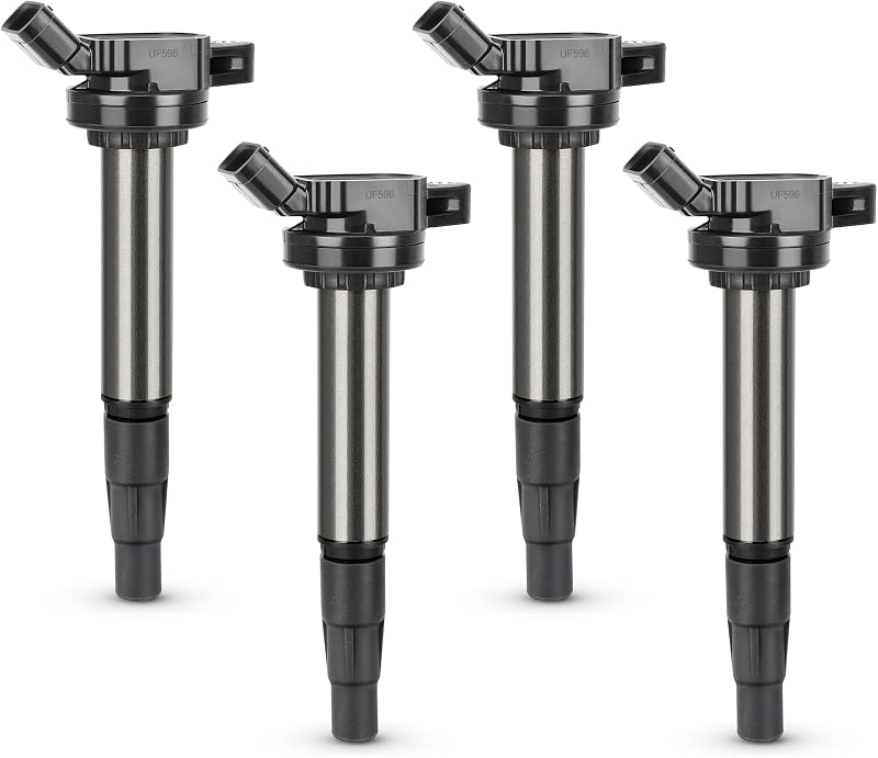 Kit com 4 Bobinas de Ignição X4XZ UF596 para Toyota Corolla e Outros Modelos
