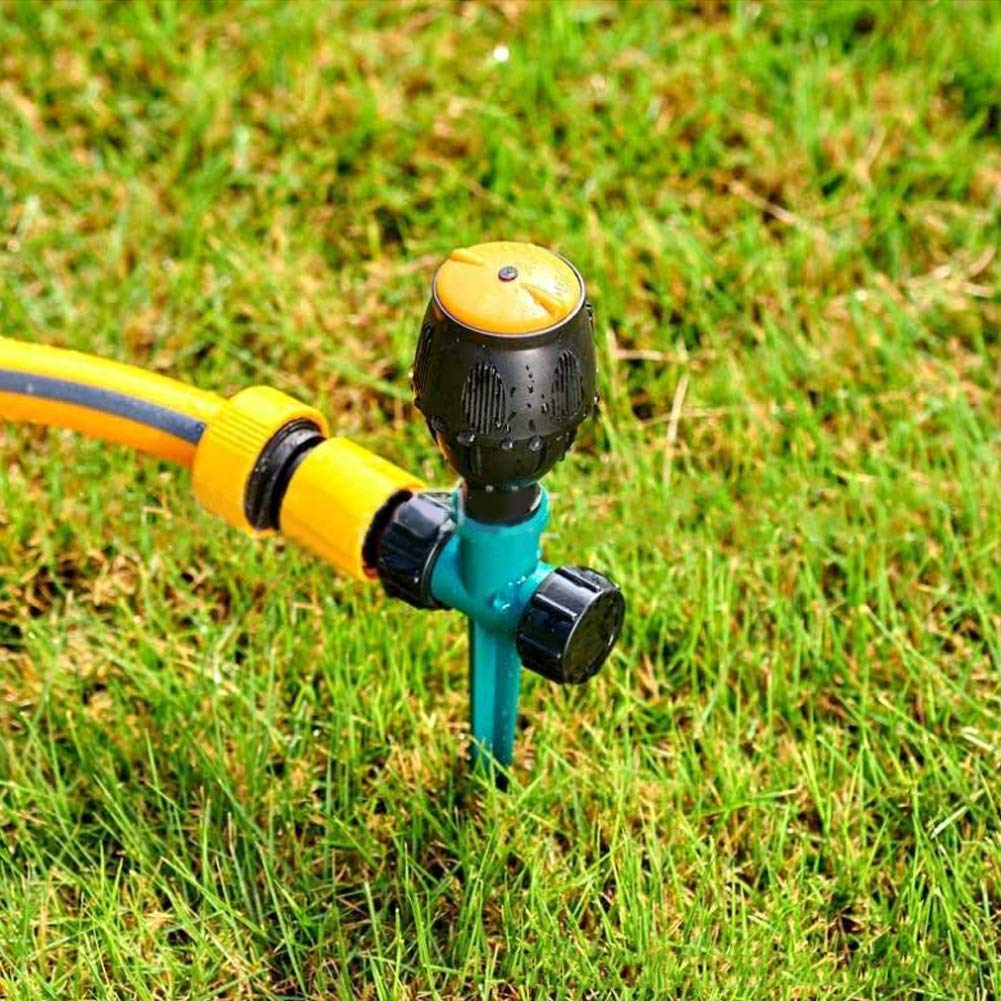 Rotating Sprinkler for Lawn Irrigation and Garden Sprinkling - Reduces Water Consumption - Easy to Use and Install