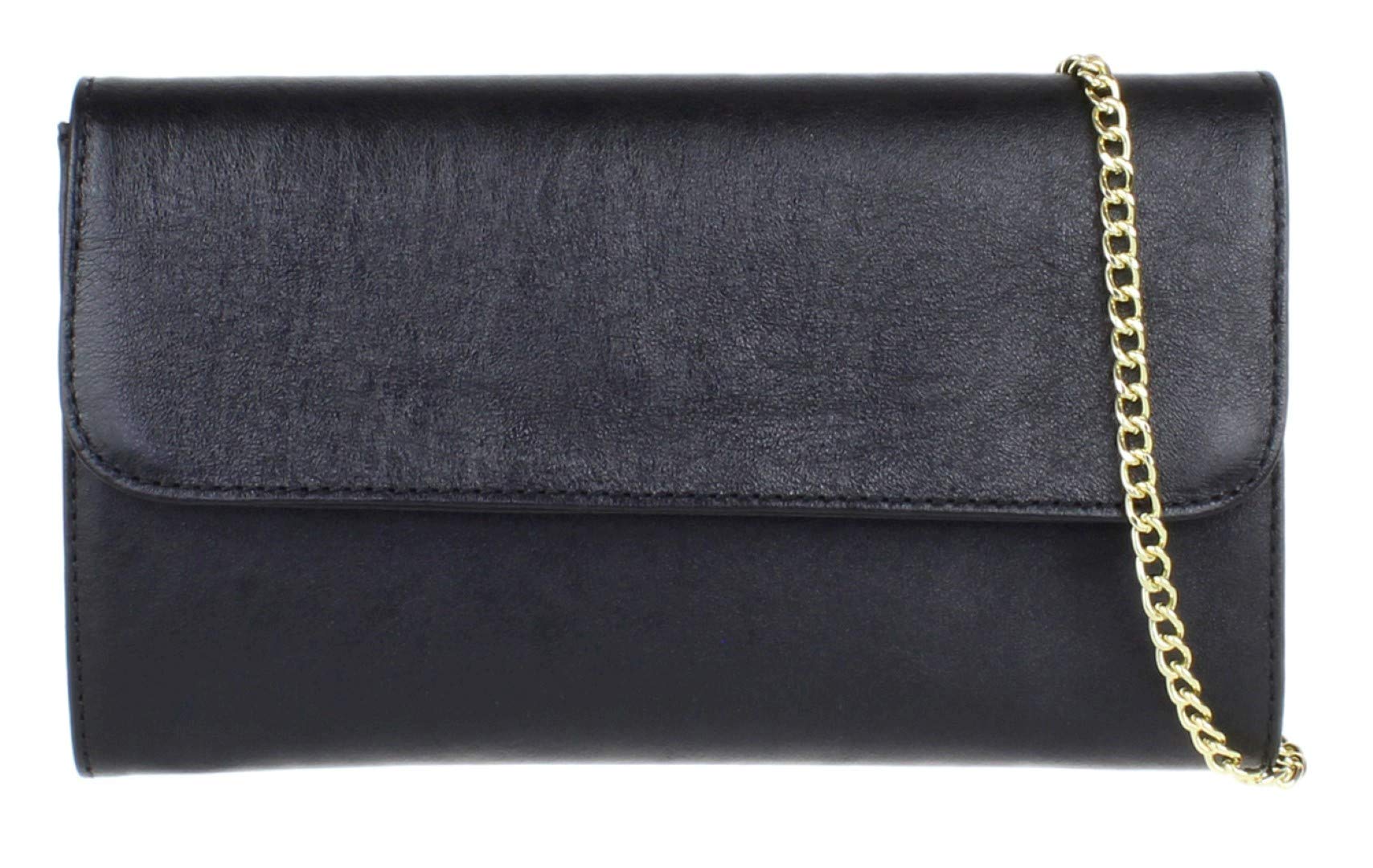 Girly Handbags Cocodrilo del ante del bolso de embrague