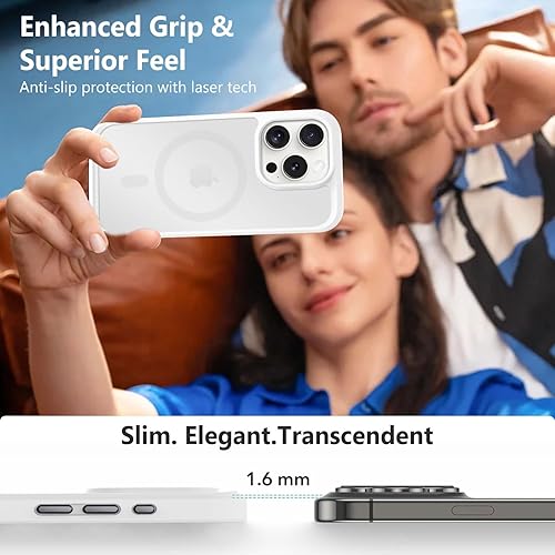 Vista 436 de MOCCA - Funda magnética resistente para iPhone 11 de 6.1 pulgadas, compatible con MagSafe, protector de pantalla de vidrio + protector de lente