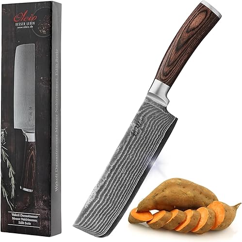 Miniatura 10 de Wakoli 1DM Che Damasco Cuchillo, Cuchillo de chef japonés Damasco acero