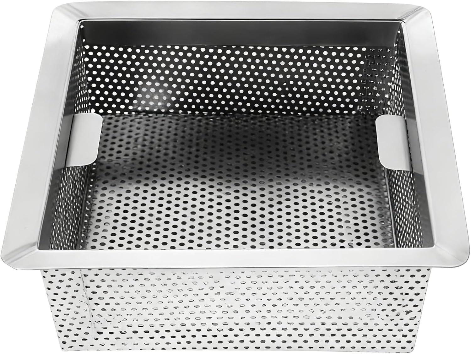 Stainless Steel Floor Drain Strainer, 8.7 x 8.7 x 3.1 in, Large Capacity, Anti-Clog, Kitchen Sink Drain Cover, Easy to Clean, Long-lasting, for Kitchen, Bathroom, Balcony