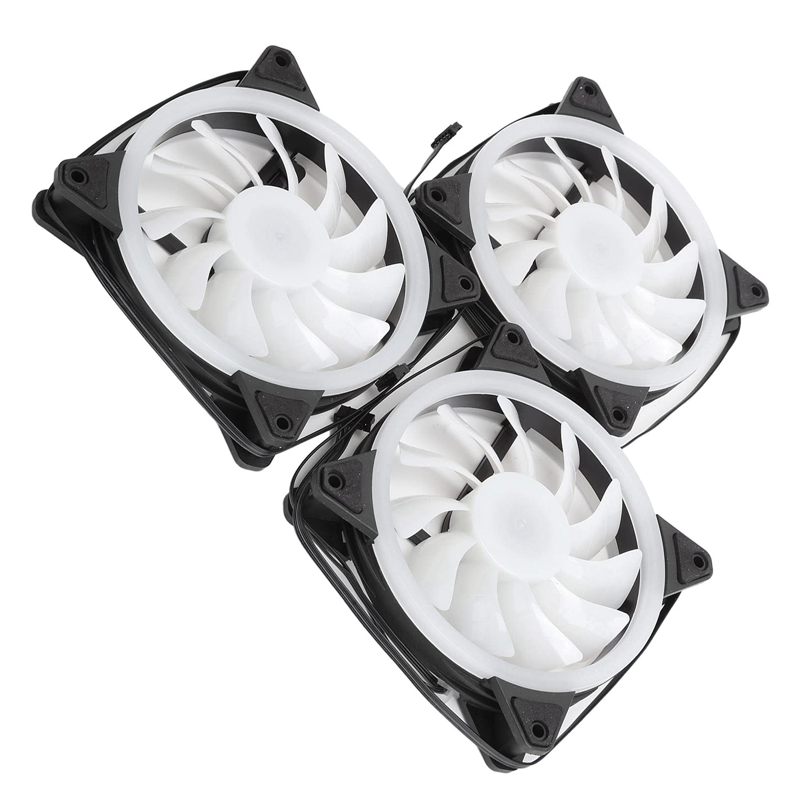 Computer Cooling Fan, 120mm RGB with Remote Control | Łożysko hydrauliczne, wyciszenie, silny przepływ powietrza, materiał ABS, łatwa instalacja