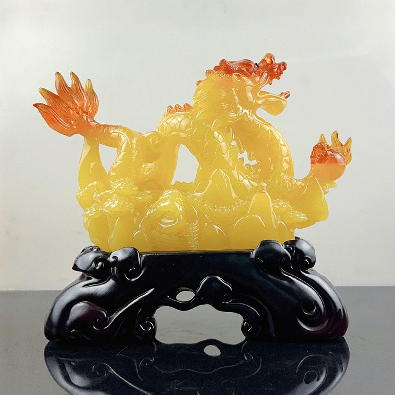 Drachenornament, Drachenfiguren aus Kunstharz, Dekoration for Zuhause oder das Büro