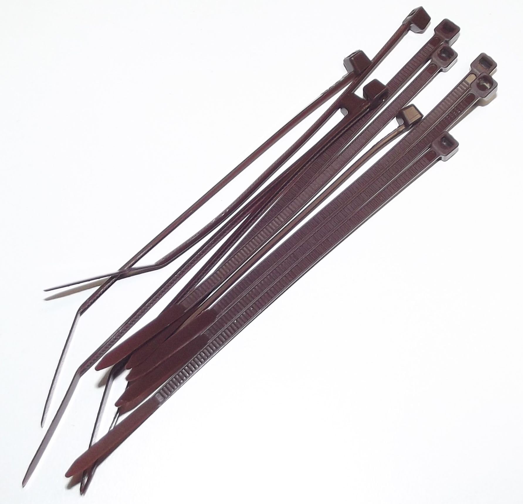 100mm x 2.5mm Nylon Cable Ties, Pack of 100, (Brown)