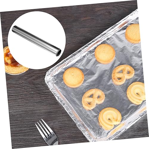 Miniatura 8 de KALLORY 4 rollos de papel de aluminio para hornear, papel de hojalata de aluminio, bandeja de aluminio para hornear, papel de aluminio, envoltura de